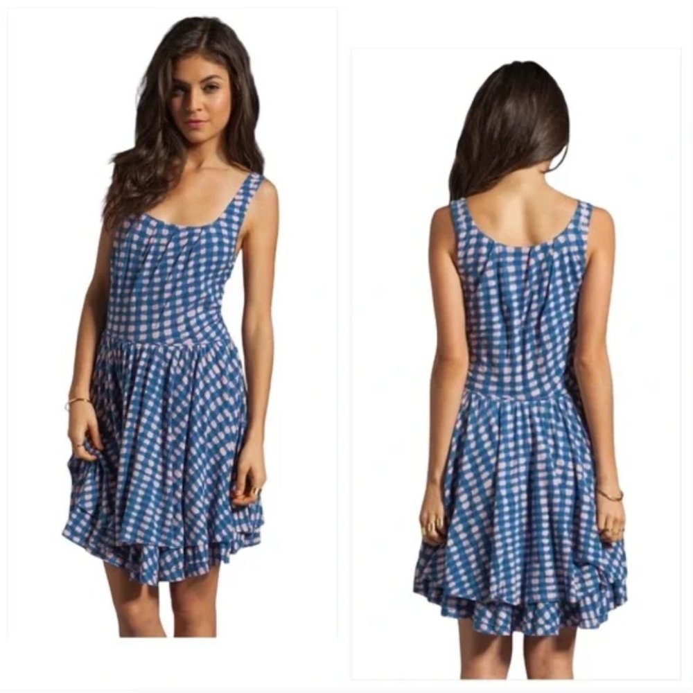 MARC by Marc Jacobs Molly Check-Print Jersey Dress - Picture 3 of 9